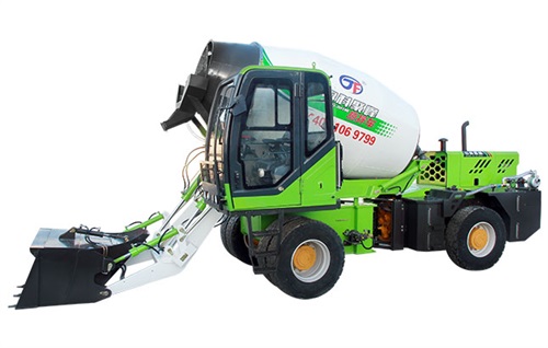 全自動(dòng)自上料攪拌車(chē)