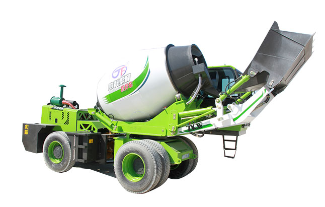 全自動(dòng)自上料攪拌車