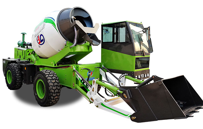 全自動自上料攪拌車