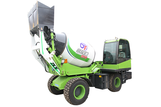 自上料混凝土攪拌罐車